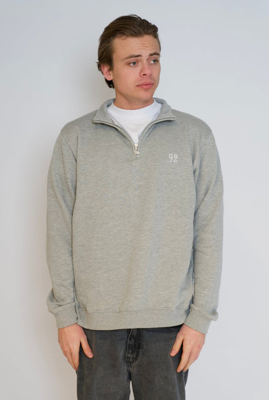 1/4 zipper grey - Via Appia 92