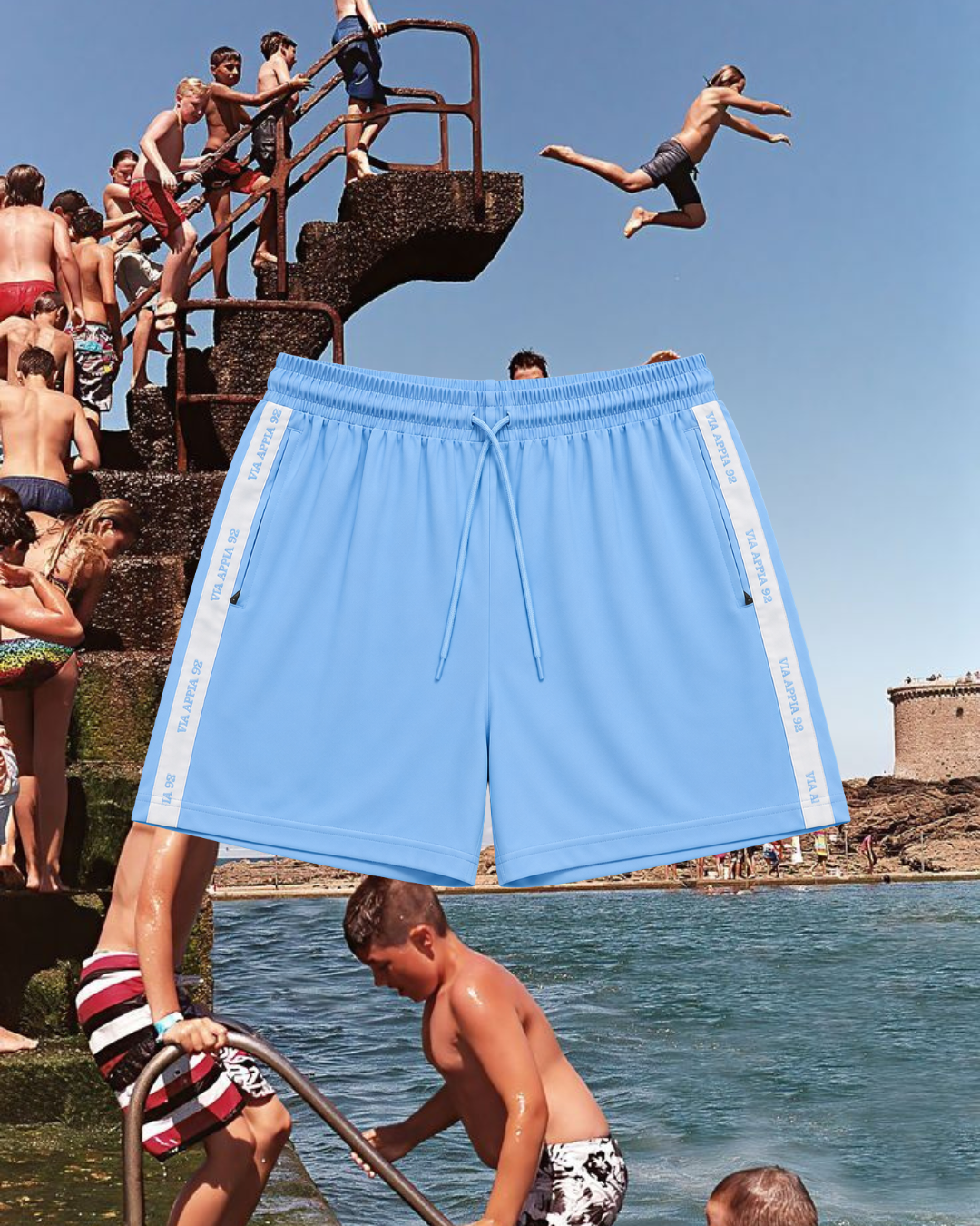 Summer short Baby blue