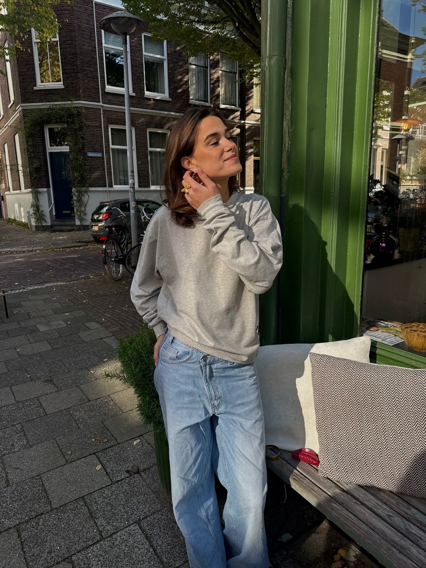 Blanc longsleeve grijs - Via Appia 92