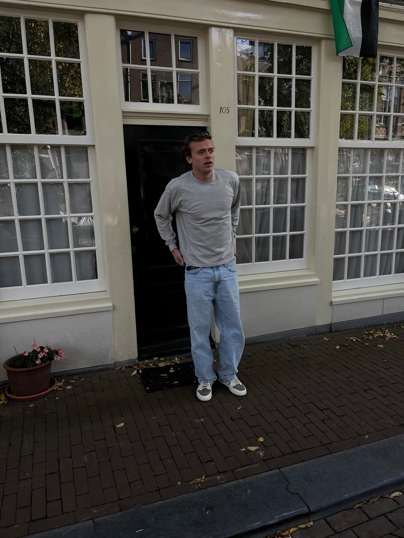 Blanc longsleeve grijs - Via Appia 92