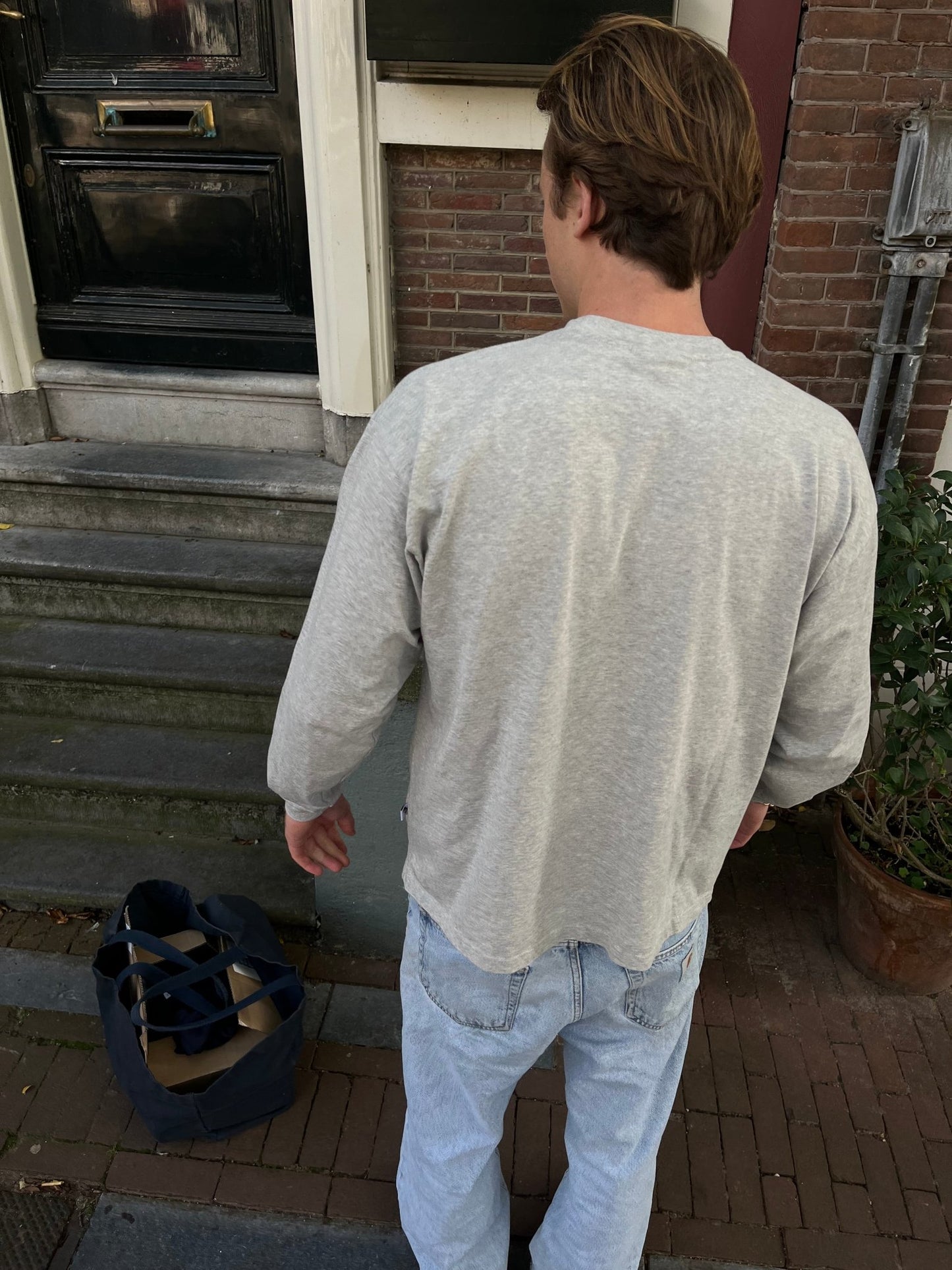 Blanc longsleeve grijs - Via Appia 92