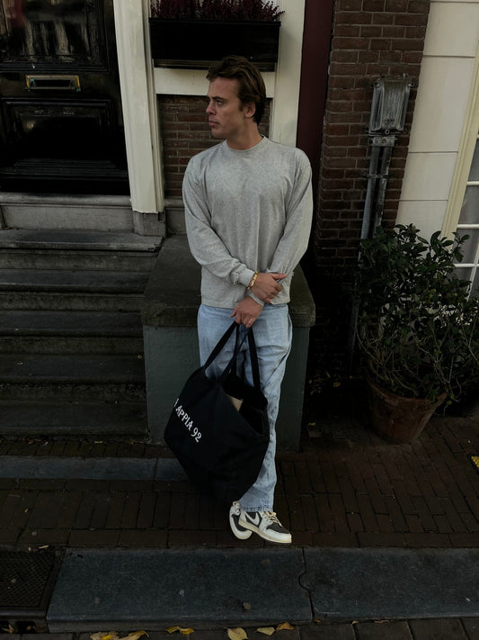 Blanc longsleeve grijs - Via Appia 92