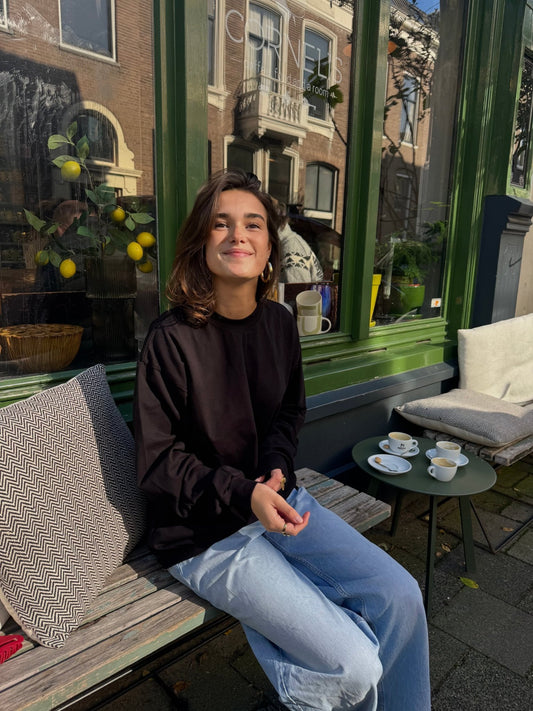 Blanc longsleeve zwart - Via Appia 92