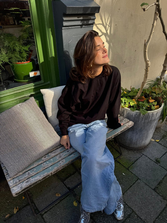 Blanc longsleeve zwart - Via Appia 92