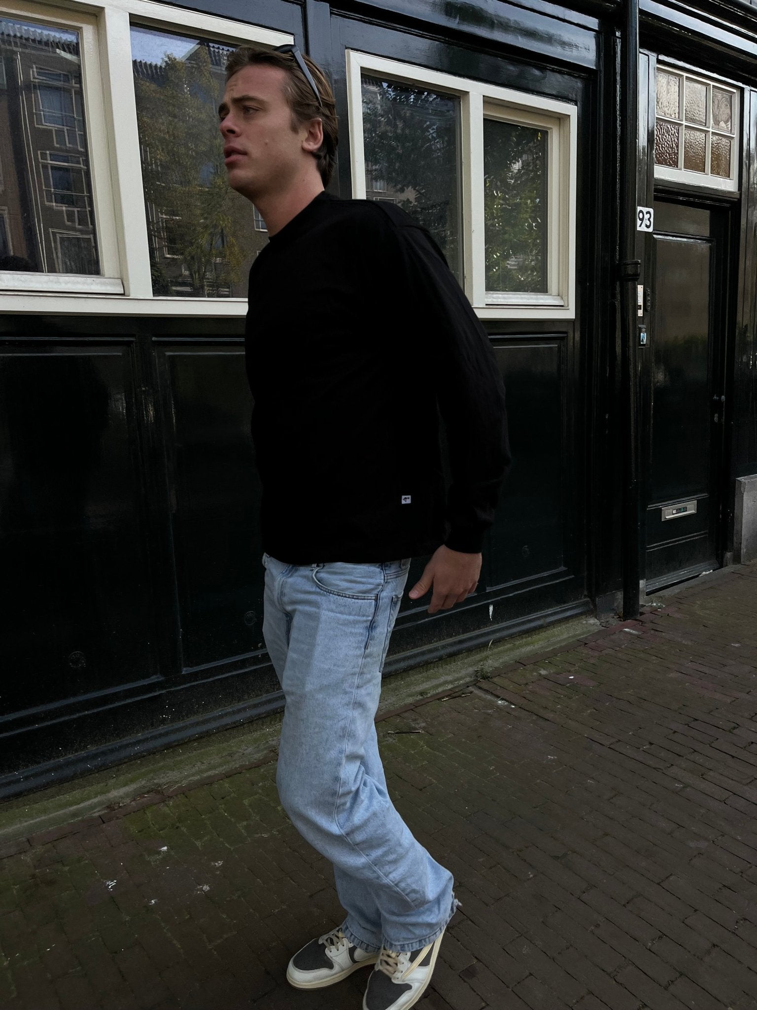 Blanc longsleeve zwart - Via Appia 92
