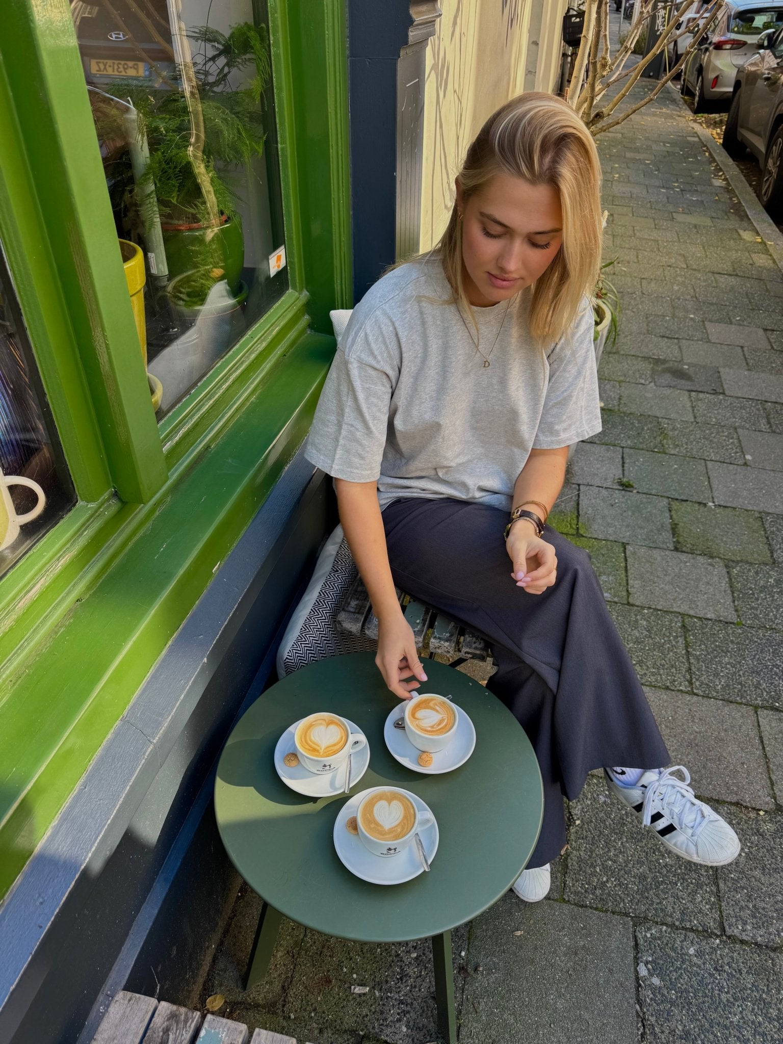 Blanc tee grey - Via Appia 92