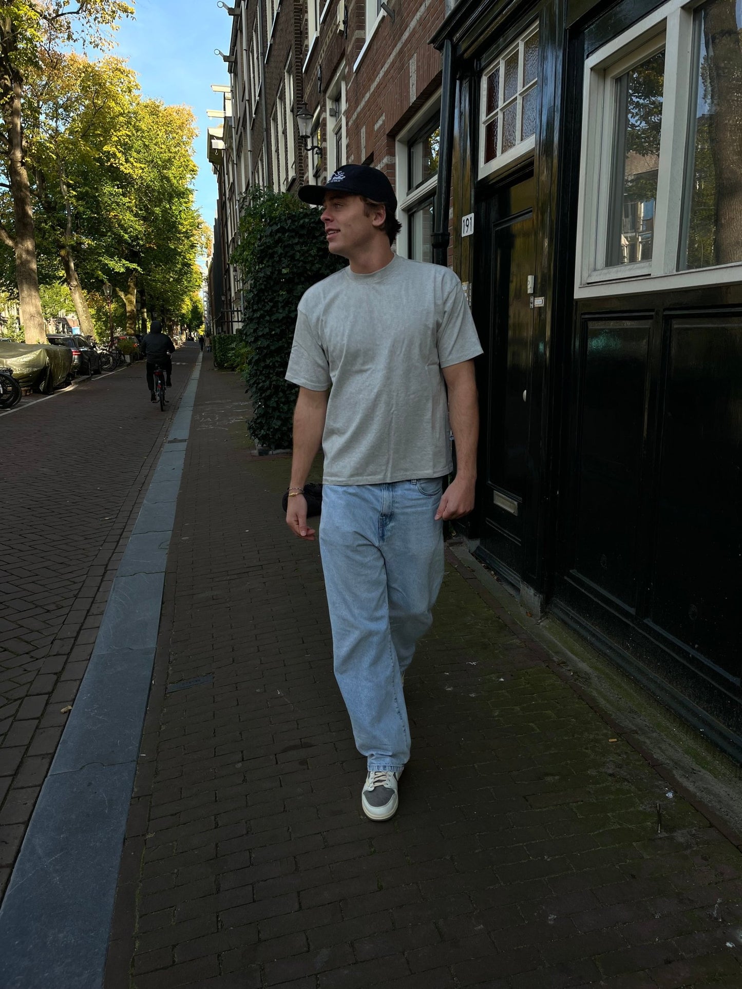 Blanc tee grey - Via Appia 92