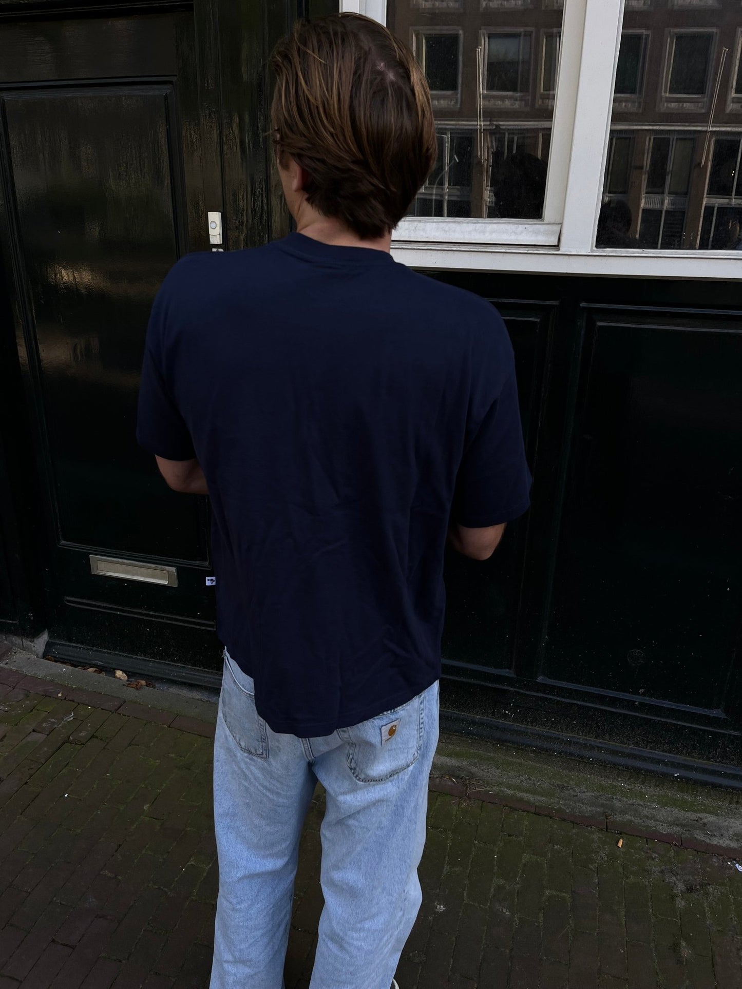 Blanc tee navy - Via Appia 92