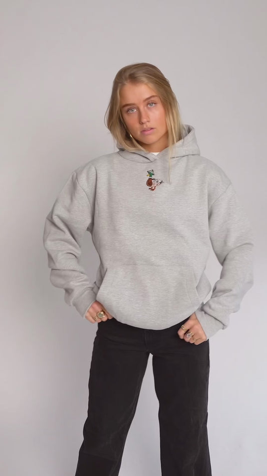 Grey hood