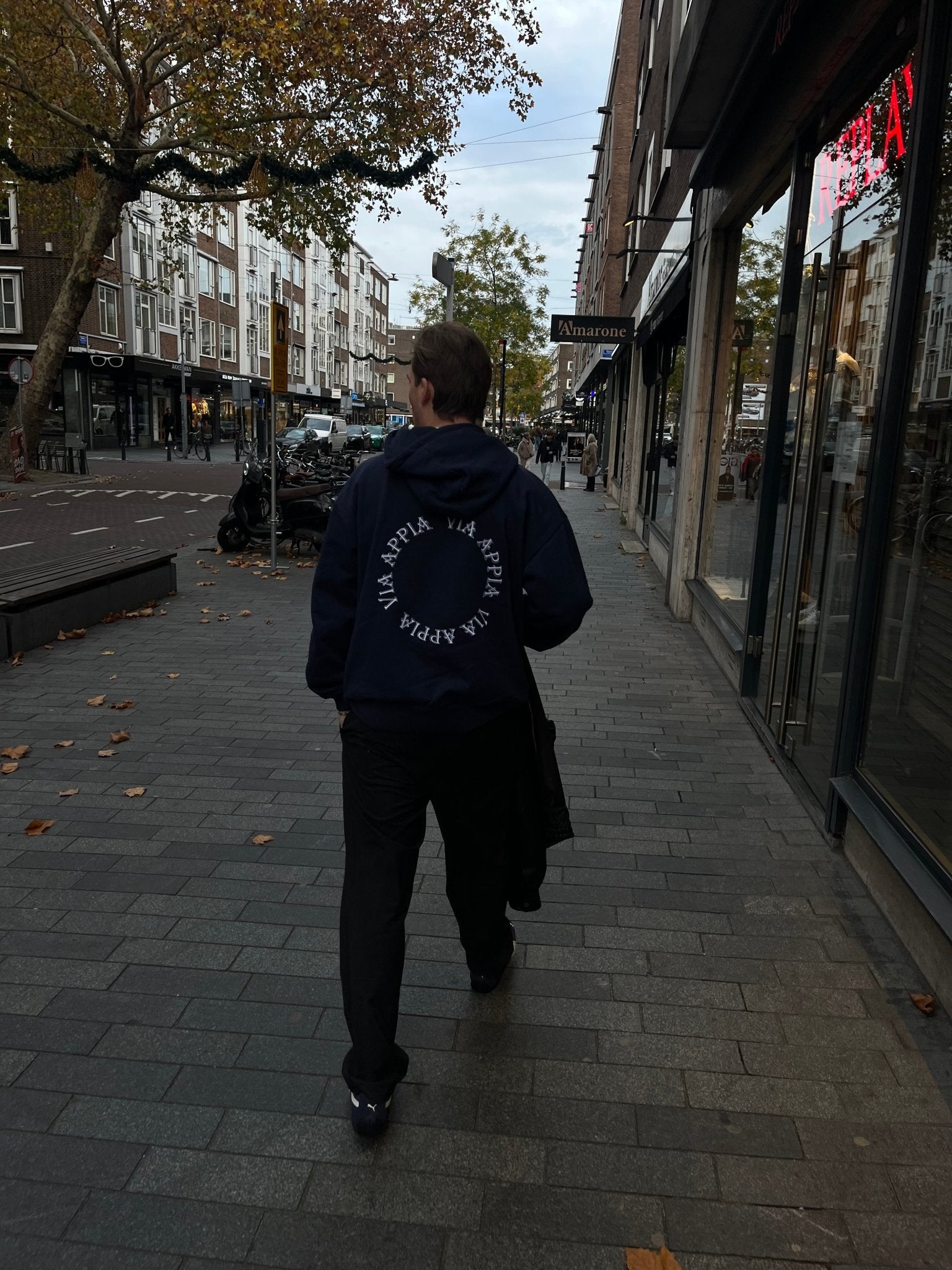 Around the world navy/white - Via Appia 92